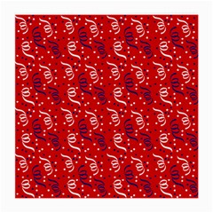Red White And Blue Usa/uk/france Colored Party Streamers Medium Glasses Cloth by PodArtist