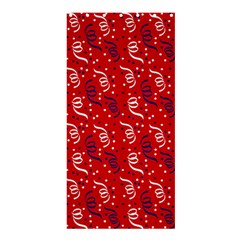 Red White And Blue Usa/uk/france Colored Party Streamers Shower Curtain 36  X 72  (stall)  by PodArtist