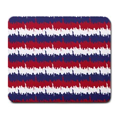 244776512ny Usa Skyline In Red White & Blue Stripes Nyc New York Manhattan Skyline Silhouette Large Mousepads by PodArtist