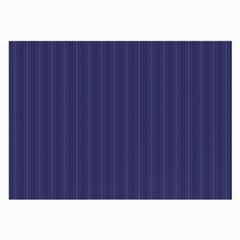 Subtle Textures Usa Flag Blue Mattress Ticking Pattern Large Glasses Cloth (2-side) by PodArtist