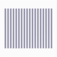 Mattress Ticking Wide Striped Pattern In Usa Flag Blue And White Small Glasses Cloth (2-side) by PodArtist