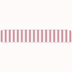 Mattress Ticking Wide Striped Pattern in USA Flag Red and White Small Bar Mats