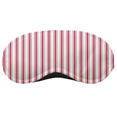 Mattress Ticking Wide Striped Pattern in USA Flag Red and White Sleeping Masks