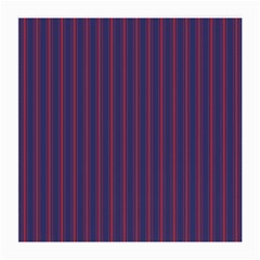 Mattress Ticking Wide Striped Pattern In Usa Flag Blue And Red Medium Glasses Cloth by PodArtist