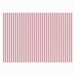 Mattress Ticking Narrow Striped Usa Flag Red And White Large Glasses Cloth by PodArtist