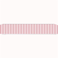 Mattress Ticking Narrow Striped Usa Flag Red And White Small Bar Mats by PodArtist