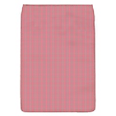 Usa Flag Red Blood Mini Gingham Check Flap Covers (l)  by PodArtist