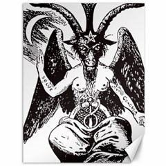 Devil Baphomet Occultism Canvas 36  X 48   by Sapixe