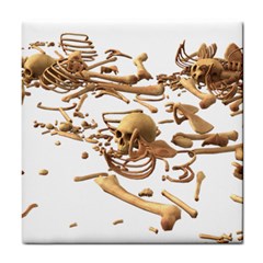 Skull Bone Skeleton Bones Tile Coasters