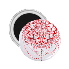Mandala Pretty Design Pattern 2 25  Magnets