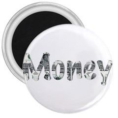 Word Money Million Dollar 3  Magnets by Sapixe