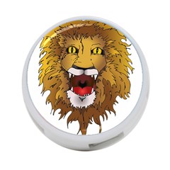 Lion Animal Roar Lion S Mane Comic 4-port Usb Hub (two Sides) 