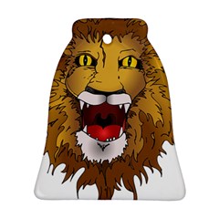 Lion Animal Roar Lion S Mane Comic Ornament (bell) by Sapixe