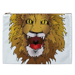 Lion Animal Roar Lion S Mane Comic Cosmetic Bag (xxl)  by Sapixe