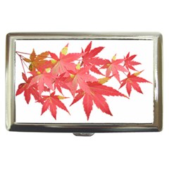 Leaves Maple Branch Autumn Fall Cigarette Money Cases by Sapixe