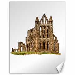 Ruin Monastery Abbey Gothic Whitby Canvas 12  X 16  