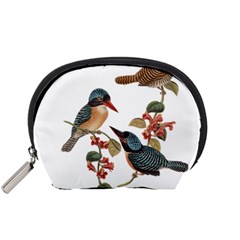 Bird Birds Branch Flowers Vintage Accessory Pouches (small) 