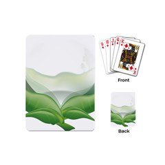 Pearl Drop Flower Plant Playing Cards (mini)  by Sapixe