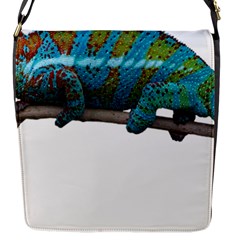 Reptile Lizard Animal Isolated Flap Messenger Bag (s) by Sapixe