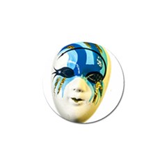 Porcelain Mask Minature Mask Golf Ball Marker (4 Pack)