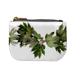 Leaves Plant Branch Nature Foliage Mini Coin Purses