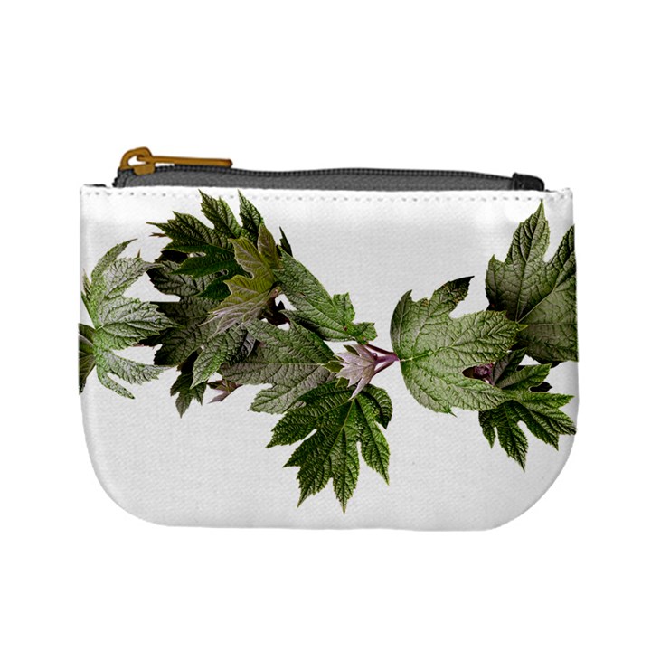 Leaves Plant Branch Nature Foliage Mini Coin Purses