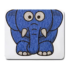 Elephant Animal Cartoon Elephants Large Mousepads by Sapixe