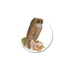 Bird Owl Animal Vintage Isolated Golf Ball Marker (4 Pack) by Sapixe