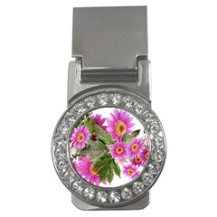 Daisies Flowers Arrangement Summer Money Clips (cz) 