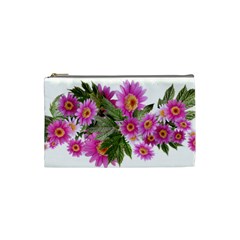 Daisies Flowers Arrangement Summer Cosmetic Bag (small)  by Sapixe