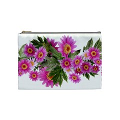 Daisies Flowers Arrangement Summer Cosmetic Bag (medium) 