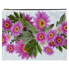 Daisies Flowers Arrangement Summer Cosmetic Bag (xxxl)  by Sapixe