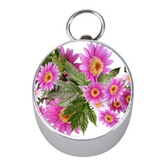 Daisies Flowers Arrangement Summer Mini Silver Compasses by Sapixe