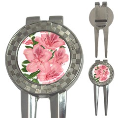 Flower Plant Blossom Bloom Vintage 3-in-1 Golf Divots