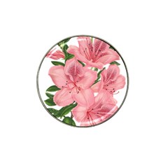 Flower Plant Blossom Bloom Vintage Hat Clip Ball Marker (4 Pack) by Sapixe