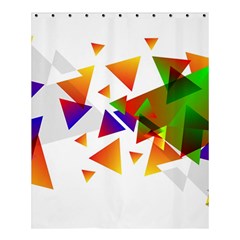 Abstract Pattern Background Design Shower Curtain 60  X 72  (medium) 