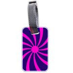 Illustration Abstract Wallpaper Luggage Tags (Two Sides) Front