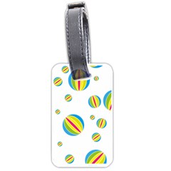 Balloon Ball District Colorful Luggage Tags (one Side) 