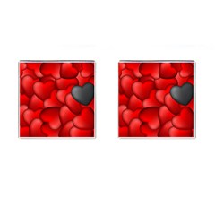 Form Love Pattern Background Cufflinks (square)