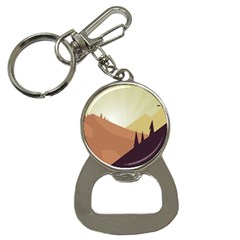 Sky Art Silhouette Panoramic Bottle Opener Key Chains by Sapixe