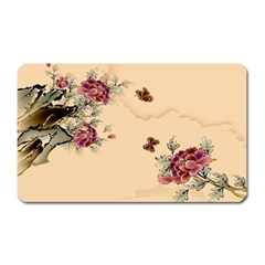 Flower Traditional Chinese Painting Magnet (rectangular) by Sapixe