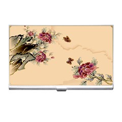 Flower Traditional Chinese Painting Business Card Holders by Sapixe