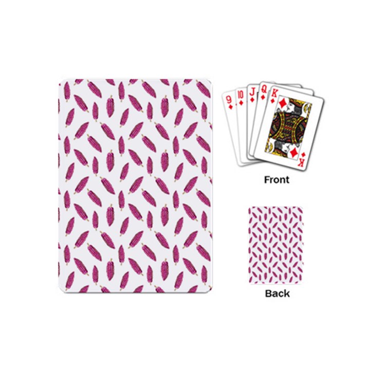 Cacao Fruits Pattern Playing Cards (Mini) 