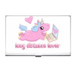 Long distance lover - Cute Unicorn Business Card Holders Front