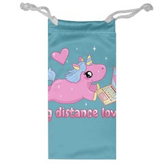 Long Distance Lover - Cute Unicorn Jewelry Bags by Valentinaart