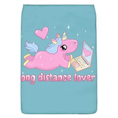 Long Distance Lover - Cute Unicorn Flap Covers (l)  by Valentinaart