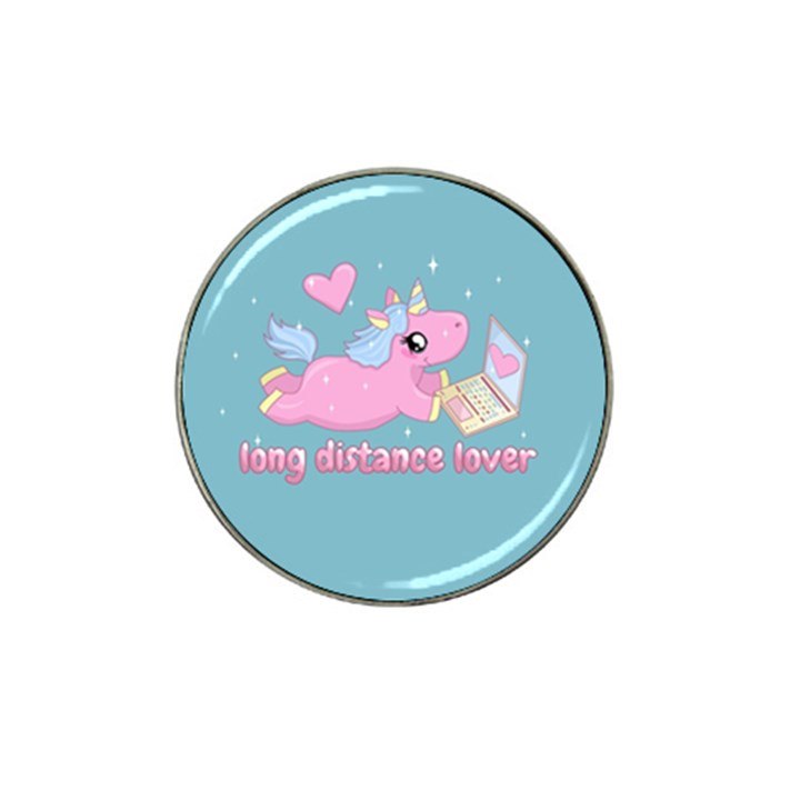 Long distance lover - Cute Unicorn Hat Clip Ball Marker