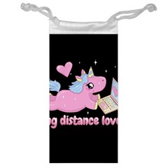 Long Distance Lover - Cute Unicorn Jewelry Bags by Valentinaart