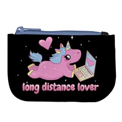 Long Distance Lover - Cute Unicorn Large Coin Purse