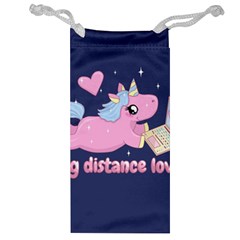 Long Distance Lover - Cute Unicorn Jewelry Bags by Valentinaart